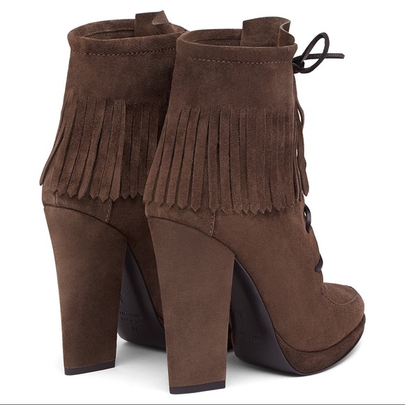 giuseppe zanotti • NEW • xx fringe opentoe boot - Picture 5 of 8